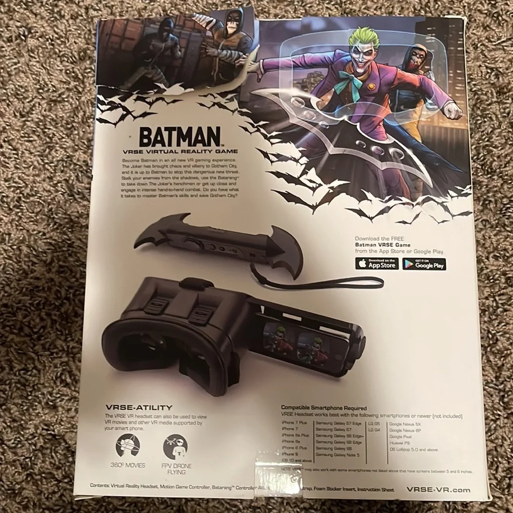 VRSE Batman Virtual Reality Gaming Set